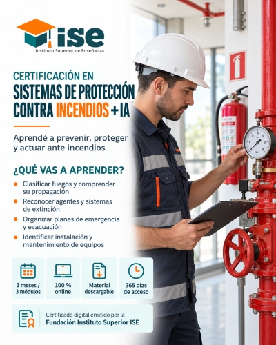 Certificación en Sistemas de Protección contra Incendios + IA