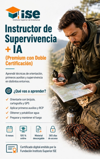 Instructor de Supervivencia + IA (Premium con Doble Certificación)