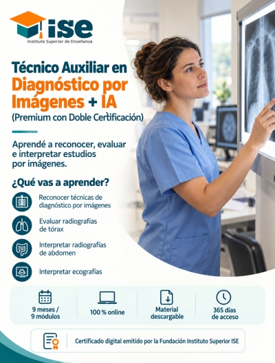 Técnico Auxiliar en Diagnóstico por Imágenes + IA (Premium con Doble Certificación)