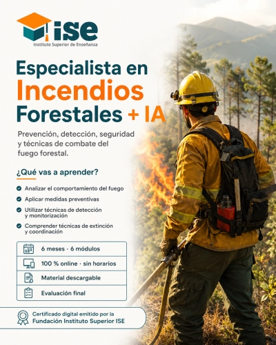 Especialista en Incendios Forestales + IA (Premium con Doble Certificación)