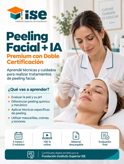 Peeling Facial + IA (Premium con Doble Certificación)