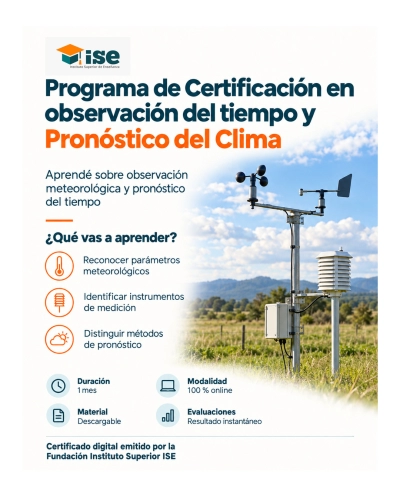 Programa de Certificación en observación del tiempo y Pronóstico del Clima