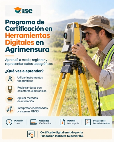 Programa de Certificación en Herramientas Digitales en Agrimensura