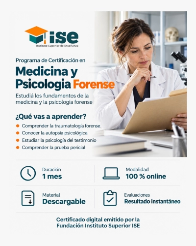Programa de Certificación en Medicina y Psicologia Forense