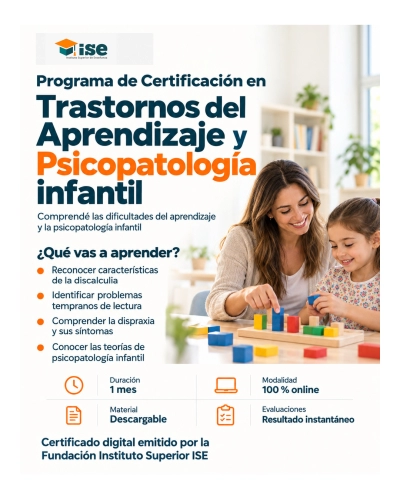 Programa de Certificación en Trastornos del Aprendizaje y Psicopatología infantil