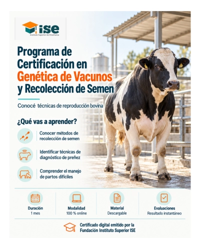 Programa de Certificación en Genética de Vacunos y Recolección de Semen