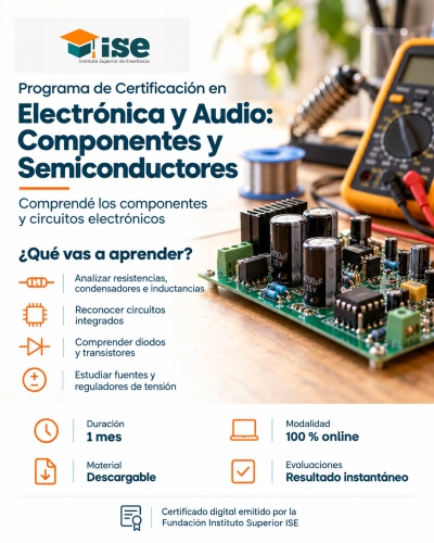 Programa de Certificación en Electrónica y Audio: Componentes y Semiconductores