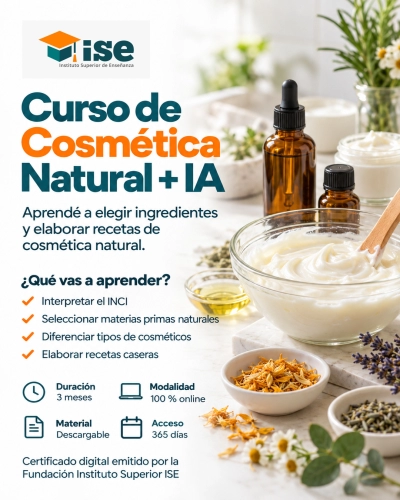 Curso de Cosmética Natural + IA