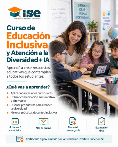 Curso de Educación Inclusiva y Atención a la Diversidad + IA