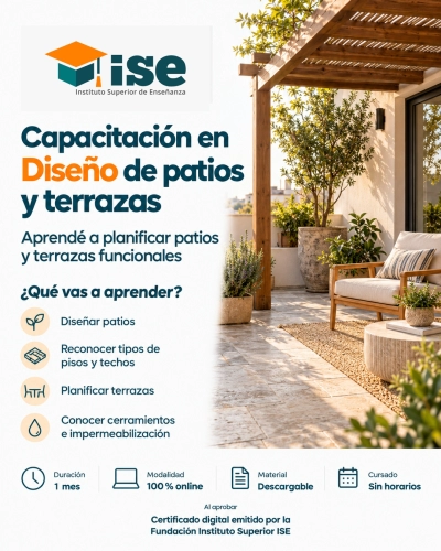 Capacitación en Diseño de patios y terrazas