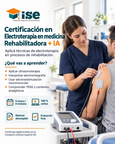 Certificación en Electroterapia en medicina Rehabilitadora + IA