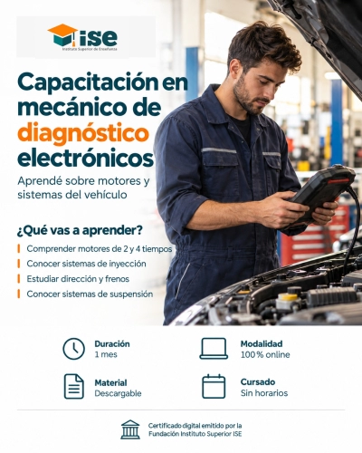 Capacitación en mecánico de diagnóstico electrónicos