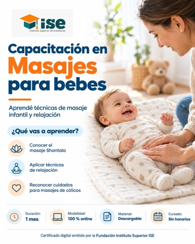 Capacitación en Masajes para bebes