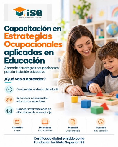 Capacitación en Estrategias Ocupacionales aplicadas en Educación