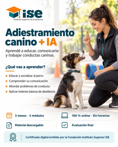 Adiestramiento canino + IA