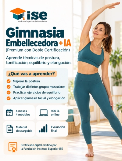 Gimnasia Embellecedora + IA (Premium con Doble Certificación)