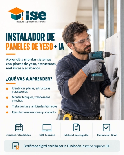 Instalador de paneles de yeso + IA