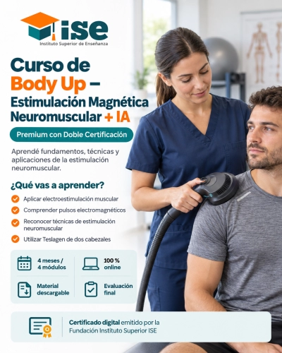 Curso de Body Up - Estimulación Magnética Neuromuscular + IA (Premium con Doble Certificación)