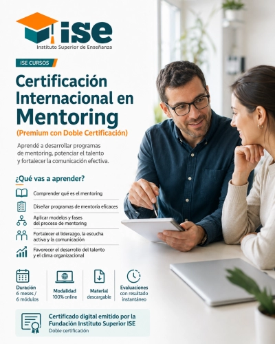 Certificación Internacional en Mentoring + IA (Premium con Doble Certificación)
