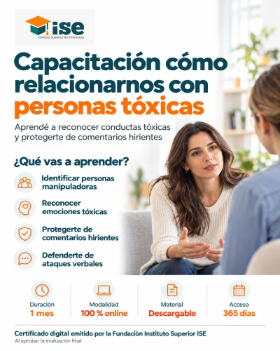 Capacitación cómo relacionarnos con personas tóxicas