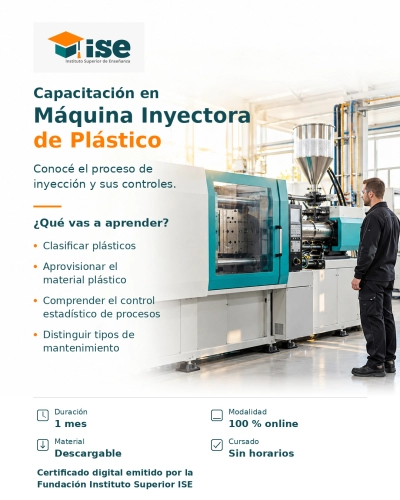 Capacitación en Máquina Inyectora de Plástico
