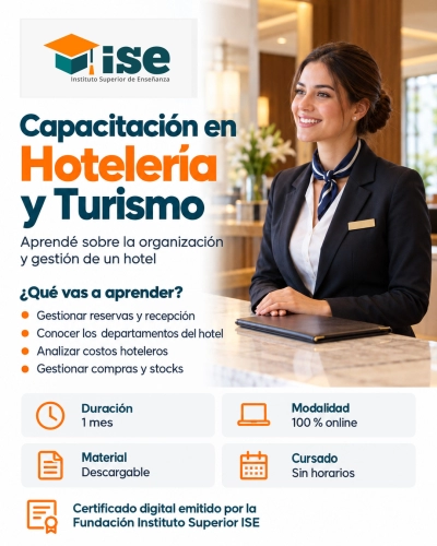 Capacitación en Hotelería y Turismo