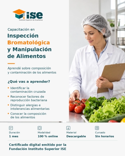 Capacitación en Inspección Bromatológica y Manipulación de Alimentos