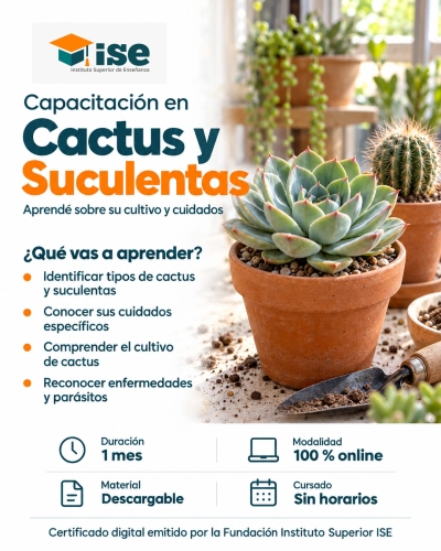 Capacitación en Cactus y Suculentas
