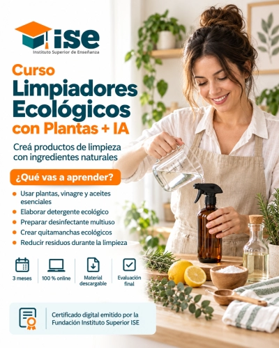 Curso Limpiadores Ecológicos con Plantas + IA