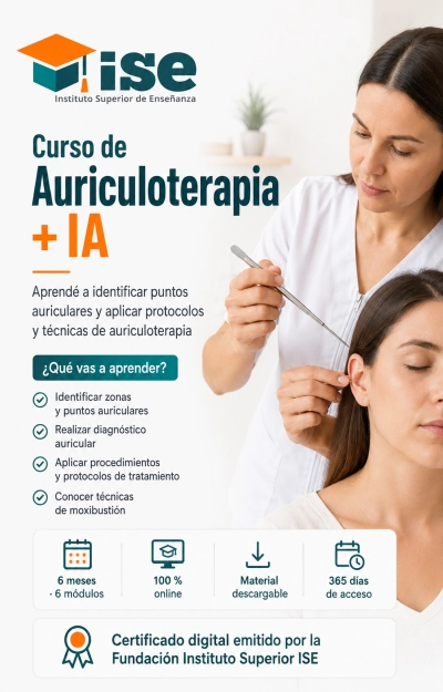 Curso de Auriculoterapia + IA (Premium con Doble Certificación)