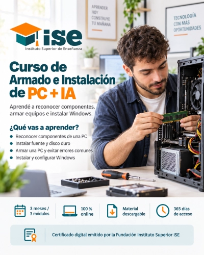 Curso de Armado e Instalación de PC + IA