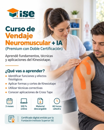 Curso de Vendaje Neuromuscular + IA (Premium con Doble Certificación)