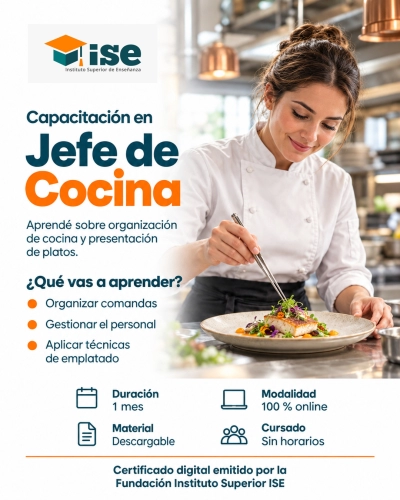 Capacitación en Jefe de Cocina