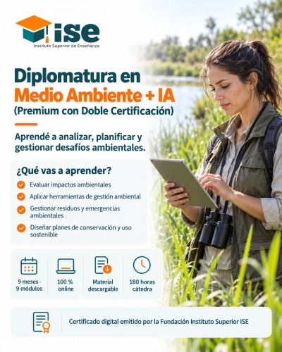 Diplomatura en Medio Ambiente + IA (Premium con Doble Certificación)