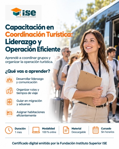 Capacitación en Coordinación Turística: Liderazgo y Operación Eficiente