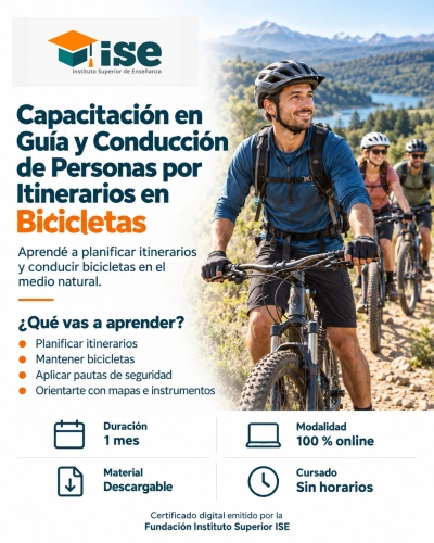 Capacitación en Guía y Conducción de Personas por Itinerarios en Bicicletas