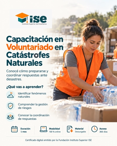 Capacitación en Voluntariado en Catástrofes Naturales