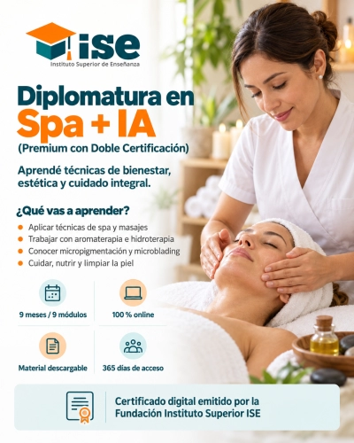 Diplomatura en Spa + IA (Premium con Doble Certificación)