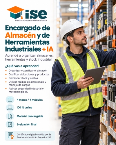Encargado de Almacén y de Herramientas Industriales + IA