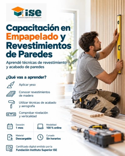 Capacitación en Empapelado y Revestimientos de Paredes