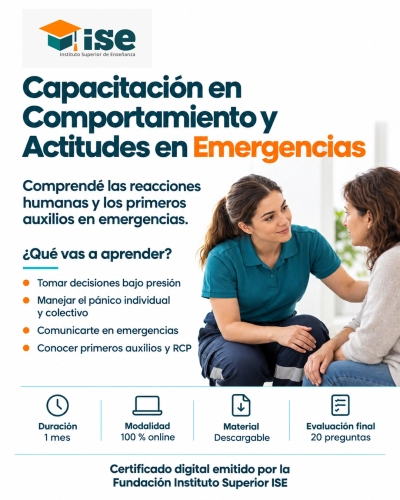 Capacitación en Comportamiento y Actitudes en Emergencias