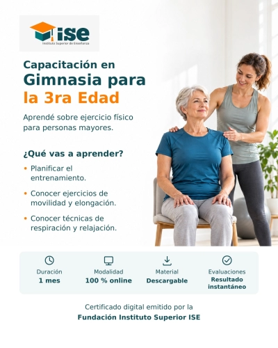 Capacitación en Gimnasia para la 3ra Edad