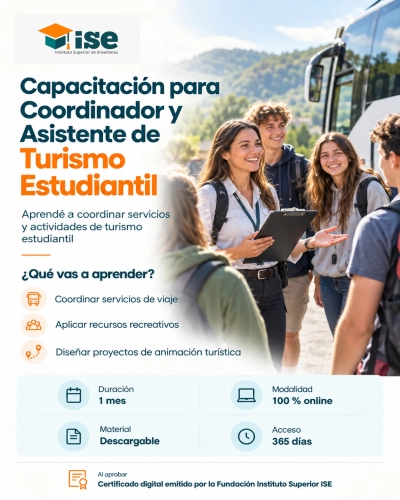 Capacitación para Coordinador y Asistente de Turismo Estudiantil