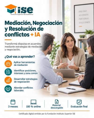 Capacitación en Mediación, Negociación y Resolución de conflictos