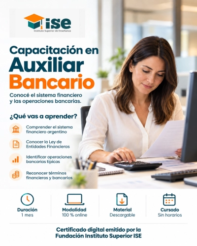 Capacitación en Auxiliar Bancario