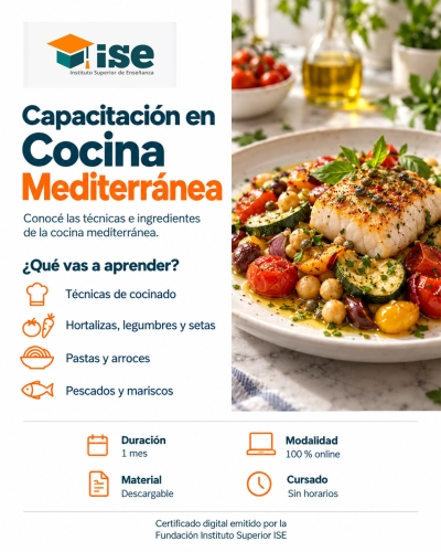 Capacitación en Cocina Mediterránea
