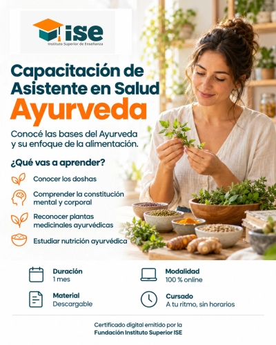 Capacitación de Asistente en Salud Ayurveda
