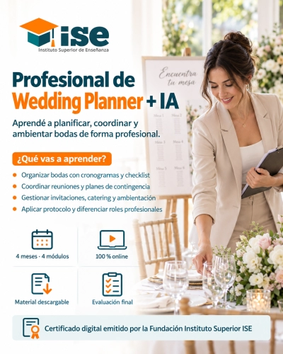 Profesional de Wedding Planner + IA