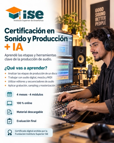 Certificación en Sonido y Producción + IA