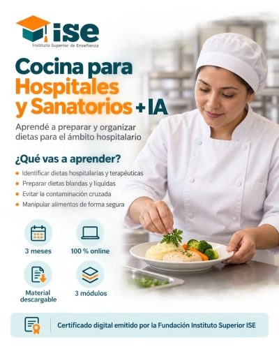Cocina para Hospitales y Sanatorios + IA